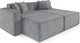 Миниатюра изображения товара Диван угловой Mebel-Ars Модульный Модион (Vivaldi темно-серый)