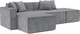 Миниатюра изображения товара Диван угловой Mebel-Ars Модульный Модион (Vivaldi темно-серый)