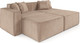 Миниатюра изображения товара Диван угловой Mebel-Ars Модульный Модион (бежевый кордрой)