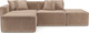 Миниатюра изображения товара Диван угловой Mebel-Ars Модульный Модион (бежевый кордрой)