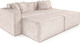 Миниатюра изображения товара Диван угловой Mebel-Ars Модульный Модион (велюр бежевый Plush OWV-33)