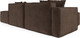 Миниатюра изображения товара Диван угловой Mebel-Ars Модульный Модион (велюр молочный шоколад НВ-178/13)