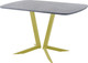 Миниатюра изображения товара Обеденный стол AMC Elite Е19(1200) D2 (золото/бетон чикаго светло-серый)