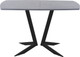 Миниатюра изображения товара Обеденный стол AMC Elite Е19(1100) D2 (черный/бетон чикаго светло-серый)