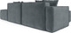 Миниатюра изображения товара Диван угловой Mebel-Ars Модульный Модион (велюр серо-синий HB-178/26)