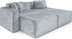 Миниатюра изображения товара Диван угловой Mebel-Ars Модульный Модион (велюр серый Plush OWV-11)