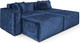 Миниатюра изображения товара Диван угловой Mebel-Ars Модульный Модион (велюр синий Plush OWV-21)