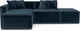 Миниатюра изображения товара Диван угловой Mebel-Ars Модульный Модион (темно-синий Luna 034)