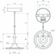 Миниатюра изображения товара Подвесная система Arlight SPX-HANG-R150-L1400 WH / 041115