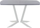 Миниатюра изображения товара Обеденный стол AMC Elite Е19(1100) D2 (серебро/бетон чикаго светло-серый)