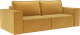Миниатюра изображения товара Диван Mebel-Ars Еврокнижка Эмби (Cabrio 27 желтый)