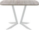 Миниатюра изображения товара Обеденный стол AMC Elite Е19(1100) D2 (серебро/дуб уайт-ривер песочно-бежевый)
