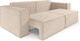 Миниатюра изображения товара Диван Mebel-Ars Еврокнижка Эмби (Vivaldi бежевый)