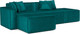 Миниатюра изображения товара Диван угловой Mebel-Ars Модульный Модион (бархат сине-зеленый Star Velvet 43 Black Green)