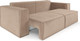 Миниатюра изображения товара Диван Mebel-Ars Еврокнижка Эмби (бежевый кордрой)