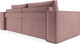 Миниатюра изображения товара Диван Mebel-Ars Еврокнижка Эмби (велюр пудра НВ-178/18)