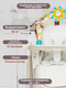 Миниатюра изображения товара Стульчик для кормления VipBaby Relax 3в1 0+ (Creamy)