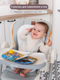 Миниатюра изображения товара Стульчик для кормления VipBaby Relax 3в1 0+ (French Grey)
