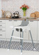 Миниатюра изображения товара Стульчик для кормления VipBaby 3в1 Loft Lux (Grey)