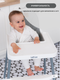 Миниатюра изображения товара Стульчик для кормления VipBaby 3в1 Loft Lux (Grey)