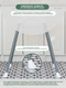 Миниатюра изображения товара Стульчик для кормления VipBaby 3в1 Loft Lux (Mint)