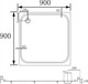 Миниатюра изображения товара Душевой поддон Abber AD3D090 90х90