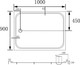 Миниатюра изображения товара Душевой поддон Abber AD3C109 100х90