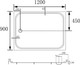 Миниатюра изображения товара Душевой поддон Abber AD3C129 120х90