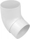 Миниатюра изображения товара Колено трубы водосточной Альта-профиль 67 У (белый)
