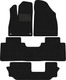 Миниатюра изображения товара Комплект ковриков для авто Alicosta 3013_1_PR-6 для GAC GS8 II SUV 2023-н.в.+3 ряд (ворс, черный)