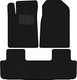 Миниатюра изображения товара Комплект ковриков для авто Alicosta 3027_1_PR-6 для Haval F7x I SUV 2019-н.в. (ворс, черный)