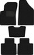 Миниатюра изображения товара Комплект ковриков для авто Alicosta 2610_1_PR-6 для Chevrolet GROOVE I SUV 2020-н.в. (ворс, черный)
