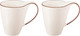 Миниатюра изображения товара Набор кружек Elan Gallery Терра / 540979 (бежево-белый)