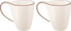 Миниатюра изображения товара Набор кружек Elan Gallery Терра / 540979 (бежево-белый)