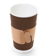 Миниатюра изображения товара Набор одноразовых держателей для стаканов OSQ Cup Keeper /TL 270x55 (1050in)