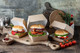 Миниатюра изображения товара Набор коробок упаковочных для еды OSQ Burger L 123/140x123/140x70 (240шт)