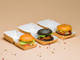 Миниатюра изображения товара Набор коробок упаковочных для еды OSQ Burger XL 112/140x112/140x120 (220шт)