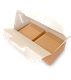 Миниатюра изображения товара Набор коробок упаковочных для еды OSQ Box With Handle 290x143x98 (200шт)