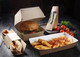 Миниатюра изображения товара Набор коробок упаковочных для еды OSQ Sandwich 60 126x126x61 (400шт)