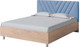 Миниатюра изображения товара Двуспальная кровать Proson Ora 160x200 (бунратти/Selfie пыльный голубой)