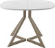 Миниатюра изображения товара Обеденный стол AMC Elite Е20(900) D7 (капучино/мрамор кристалл)
