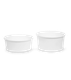 Миниатюра изображения товара Набор одноразовых контейнеров OSQ Round Bowl 1000 White (270шт)