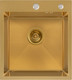 Миниатюра изображения товара Мойка кухонная Basic CL DS Decor 45x50 (золото, коландер, дозатор)
