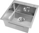 Миниатюра изображения товара Мойка кухонная Basic CL DS Decor 45x50  (сатин, коландер, дозатор)