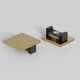 Миниатюра изображения товара Заглушка для шинопровода Elektrostandard Brass Line 85230/00 (2шт, латунь)