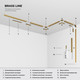 Миниатюра изображения товара Заглушка для шинопровода Elektrostandard Brass Line 85230/00 (2шт, латунь)