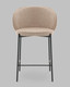 Миниатюра изображения товара Стул барный Stool Group Тисдейл / LV-115-S112-01 (букле бежевый)