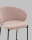 Миниатюра изображения товара Стул барный Stool Group Тисдейл / LV-115-S390-01 (букле розово-персиковый)
