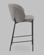 Миниатюра изображения товара Стул барный Stool Group Тисдейл / LV-115-S960-01 (букле серый)