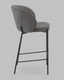 Миниатюра изображения товара Стул барный Stool Group Тисдейл / LV-115-S995-01 (букле темно-серый)